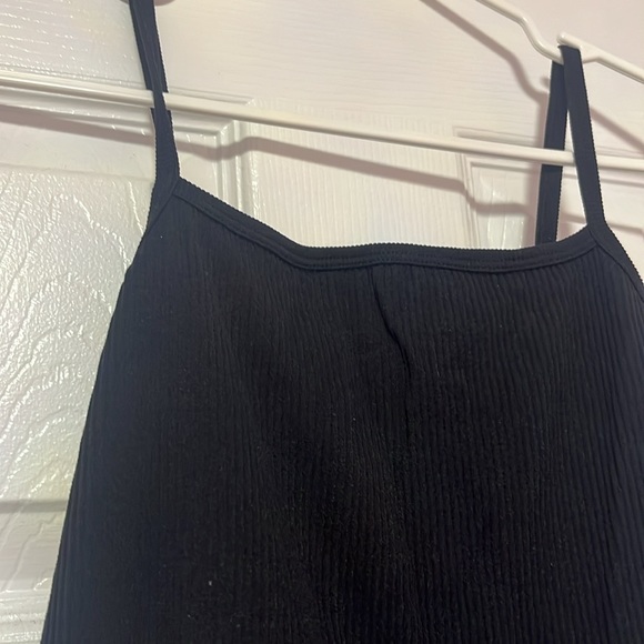 Black ribbed one piece - Picture 2 of 3